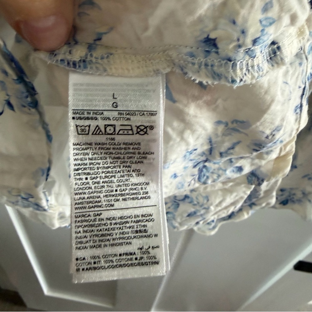 Gap mini smocked dress size large - Picture 9 of 9